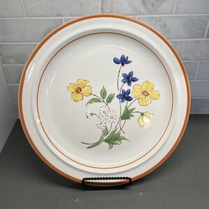 Casual Classic Stoneware #404 Peggy Large Plate Handpainted In Korea 12" Round